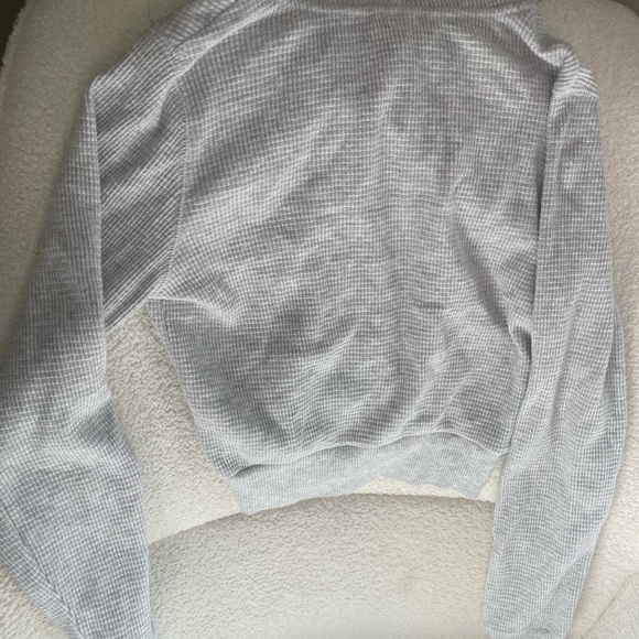 TNA Light Gray Textured HoodieNWOT - Picture 7 of 7